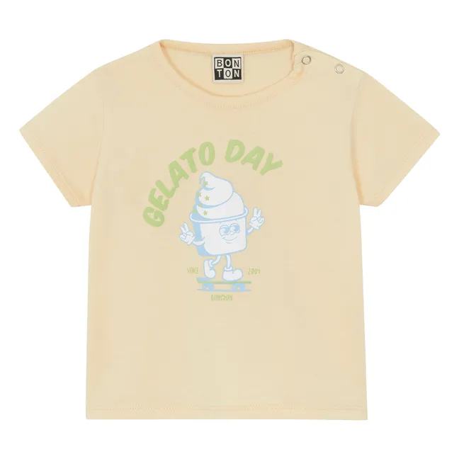 T-Shirt Tuba Gelato | Pale yellow