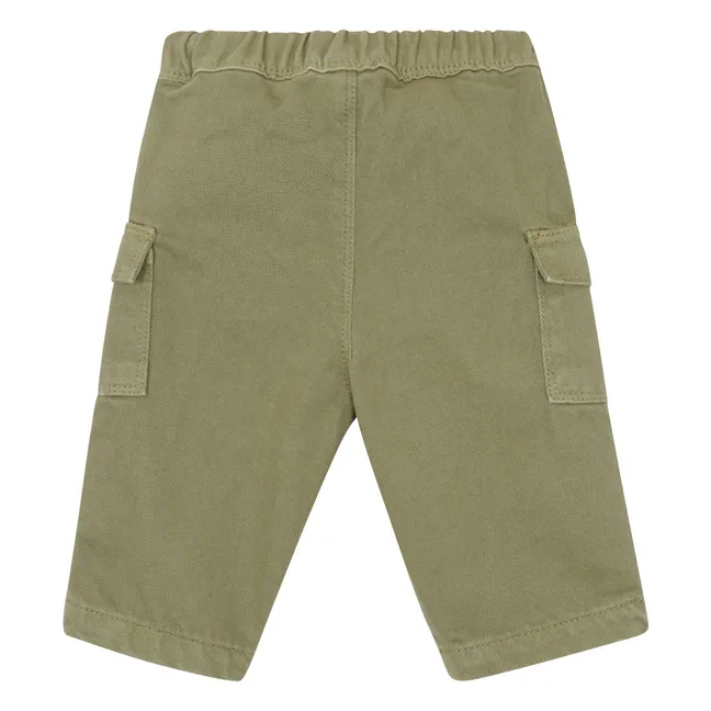 Pantalon Frog | Vert kaki
