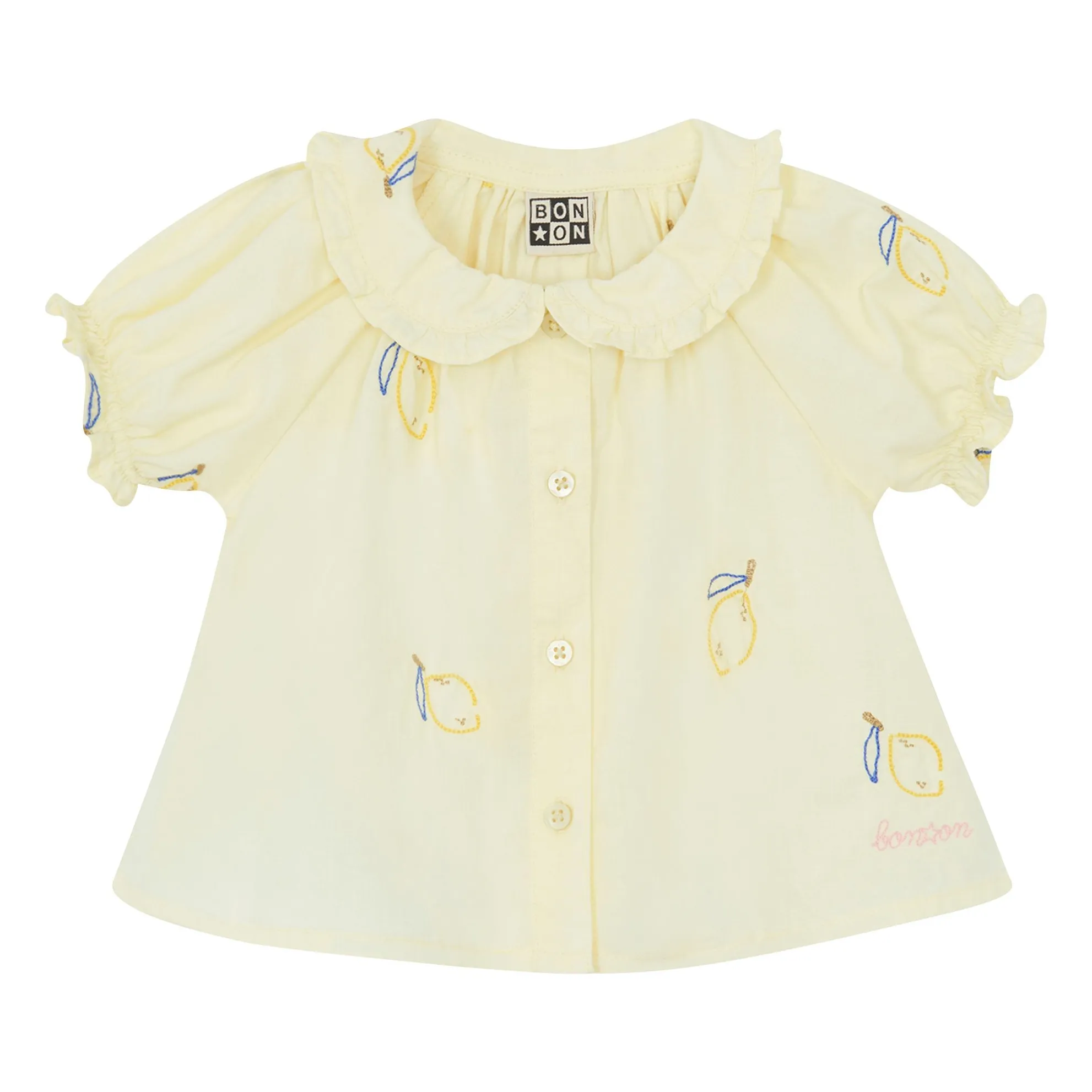 Bonton Pale Yellow Aria Blouse