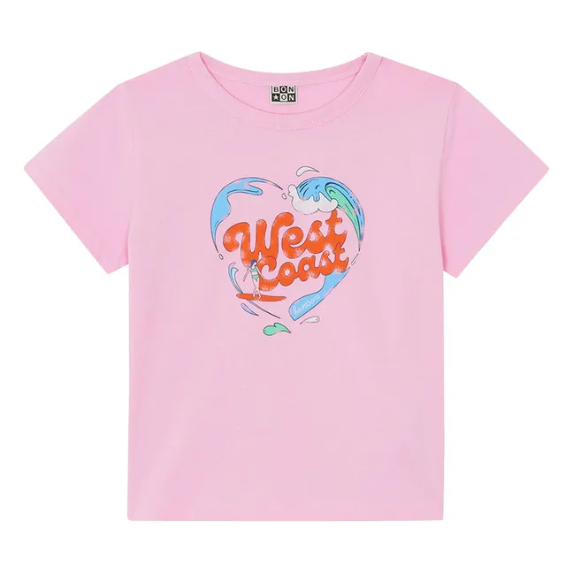 Camiseta Tubo West Coast | Rosa