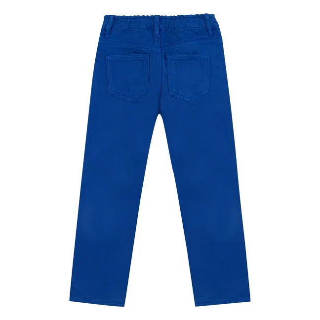 Lino pants | Electric blue