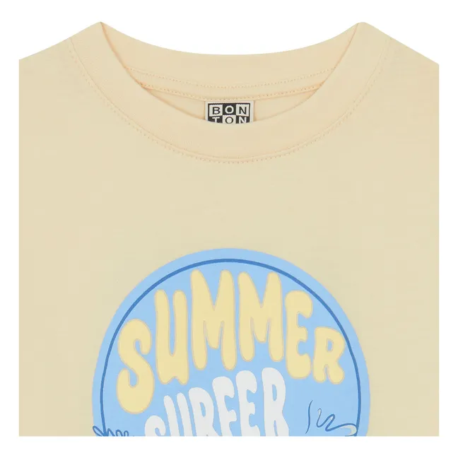 Camiseta Tubo Surfer | Amarillo palo