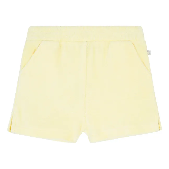 Pantalones cortos de rizo Livi BB | Amarillo palo
