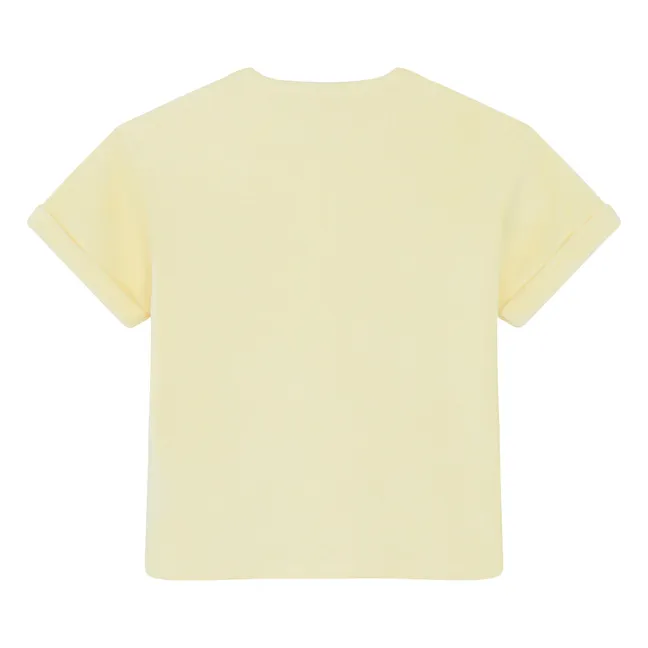 T-Shirt Livia Eponge | Jaune pâle