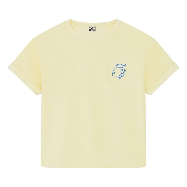 T-Shirt Livia Eponge | Jaune pâle