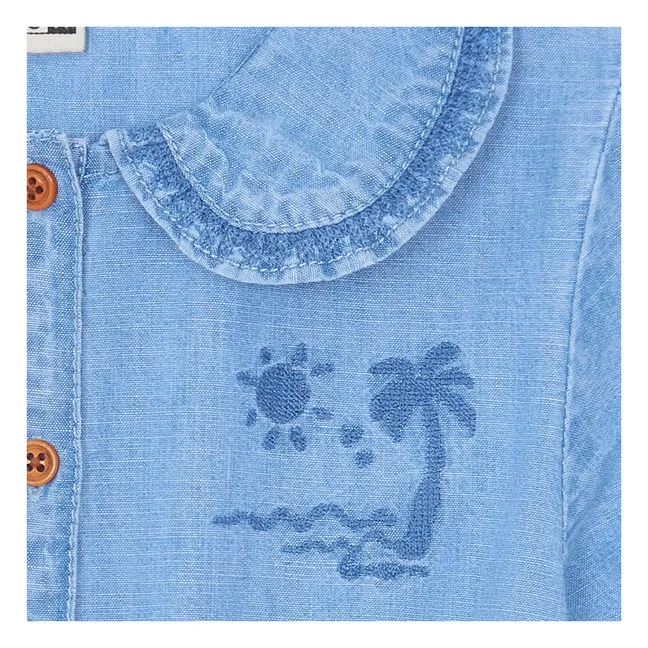 Einteiler Livette Chambray | Blau