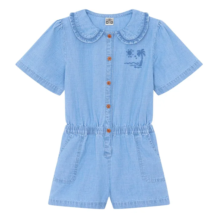Combishort Livette Chambray | Blu- Immagine del prodotto n°0