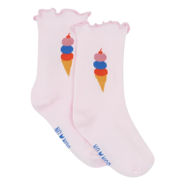Socken Licecream | Rosa