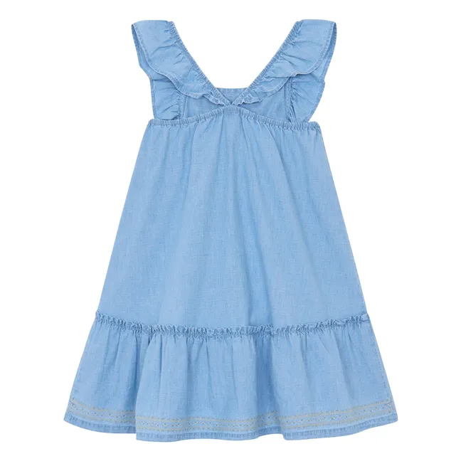 Kleid Celia Chambray | Hellblau