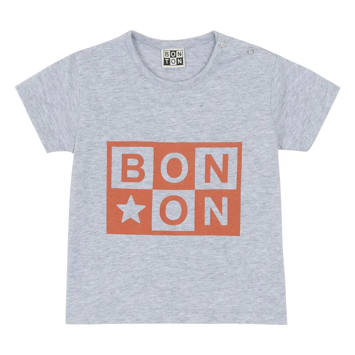 T-Shirt Tuba Logo | Gris chiné- Image produit n°0