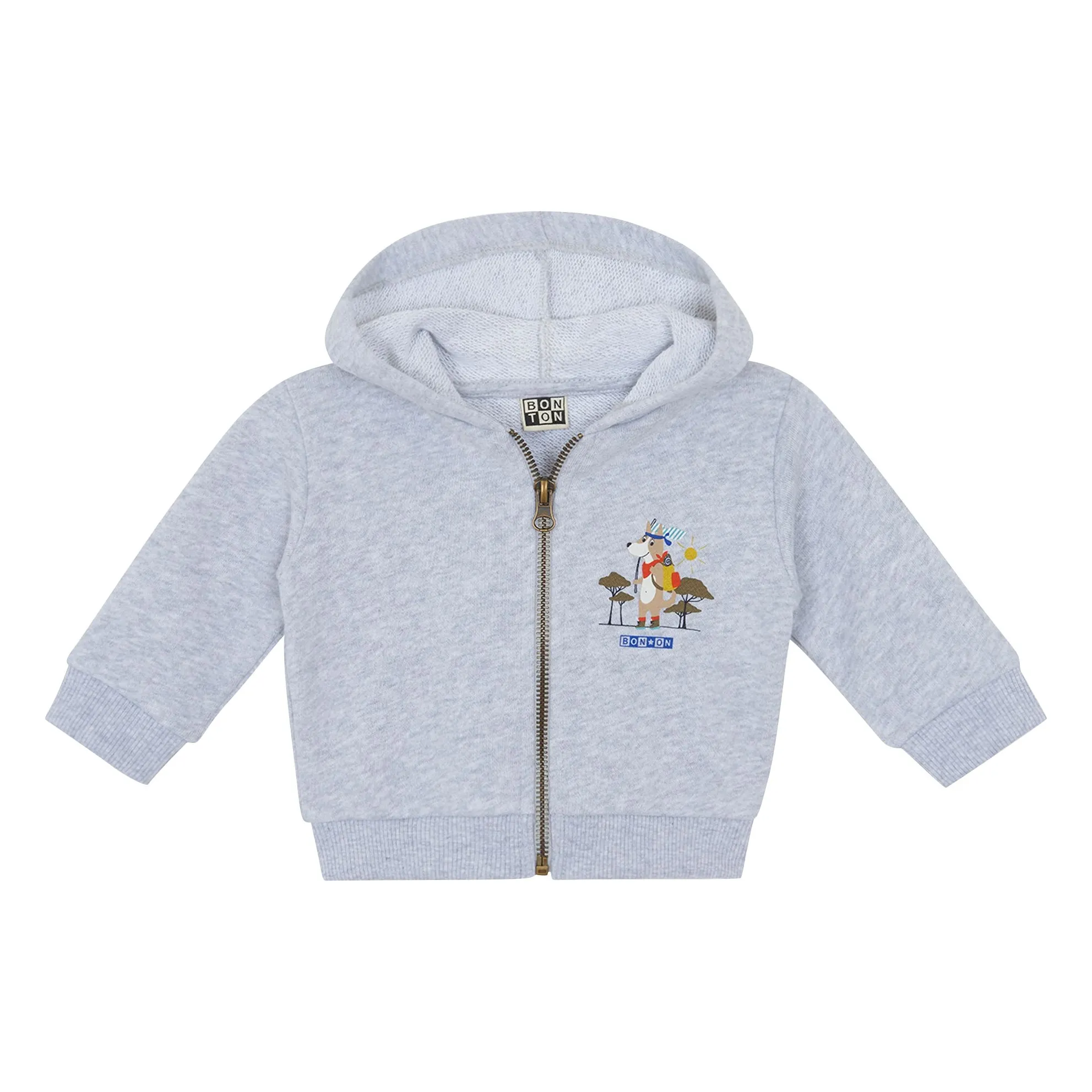 Bonton Heather Grey Lu Sweatshirt