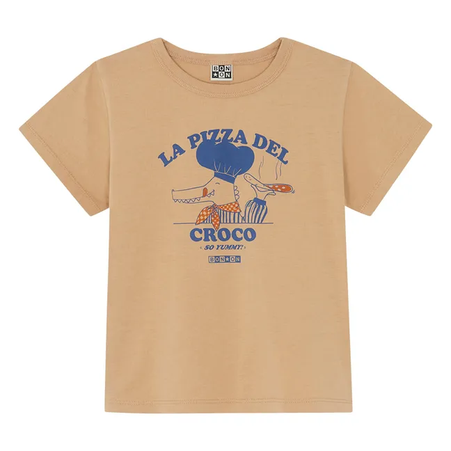 Tubo Pizza T-Shirt | Beige