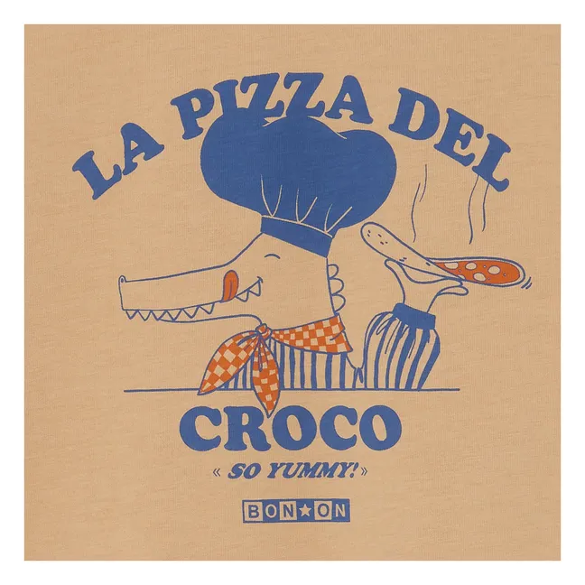 Tubo Pizza T-Shirt | Beige