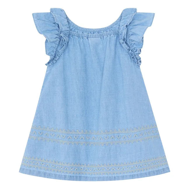 Vestido Anna Chambray | Azul Cielo