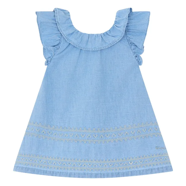 Vestido Anna Chambray | Azul Cielo
