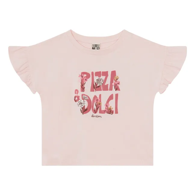 Camiseta Lolita Romantiq | Rosa Pálido