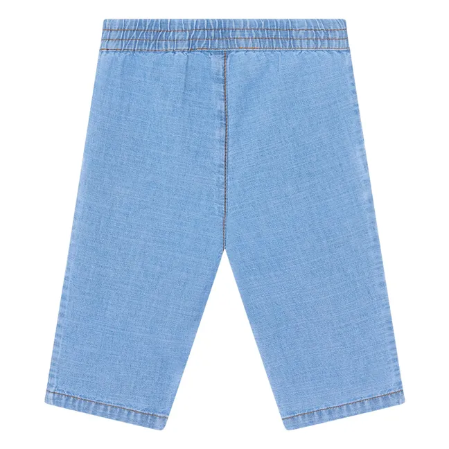 Pantalon Darius Chambray | Bleu