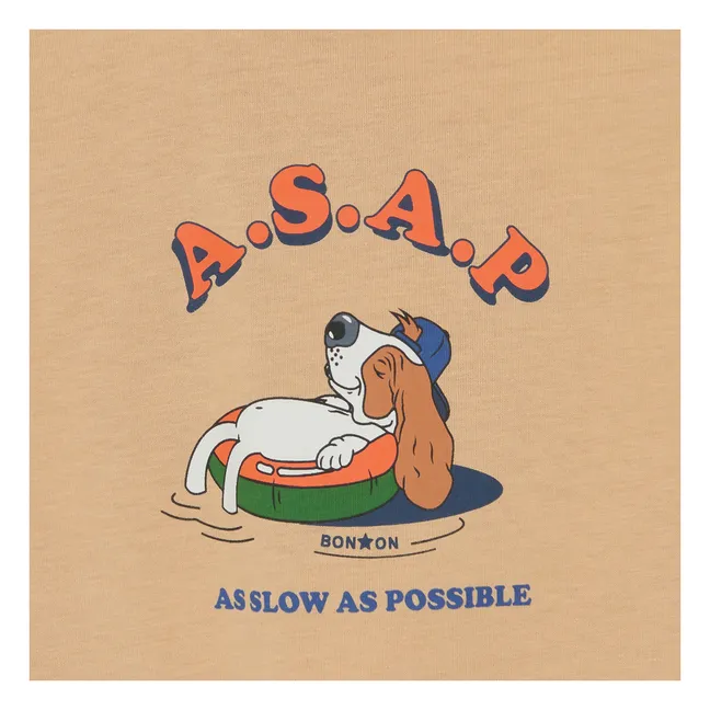 T-Shirt Tuba Asap | Beige