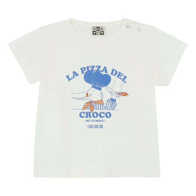 T-Shirt Tuba Pizza | Ecru