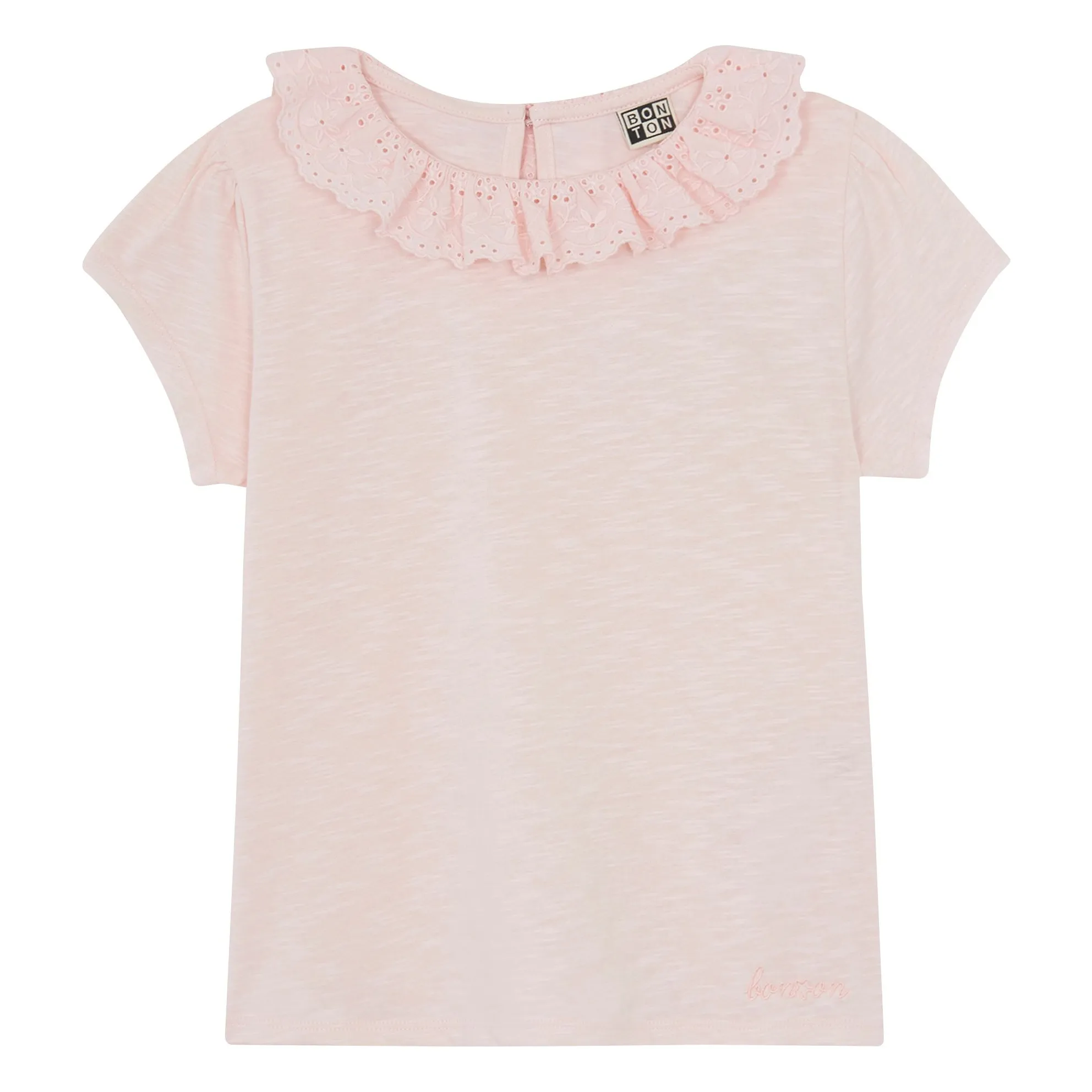 Bonton Powder Pink Tiris T-Shirt
