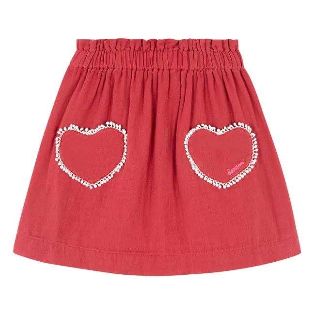 Falda Douchka | Rojo Frambuesa