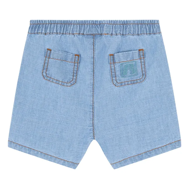 Short Lyon Chambray | Bleu ciel