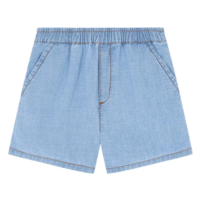 Short Lyon Chambray | Bleu ciel
