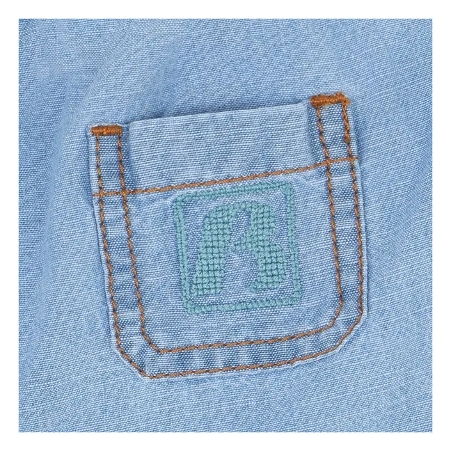 Short Lyon Chambray | Bleu ciel