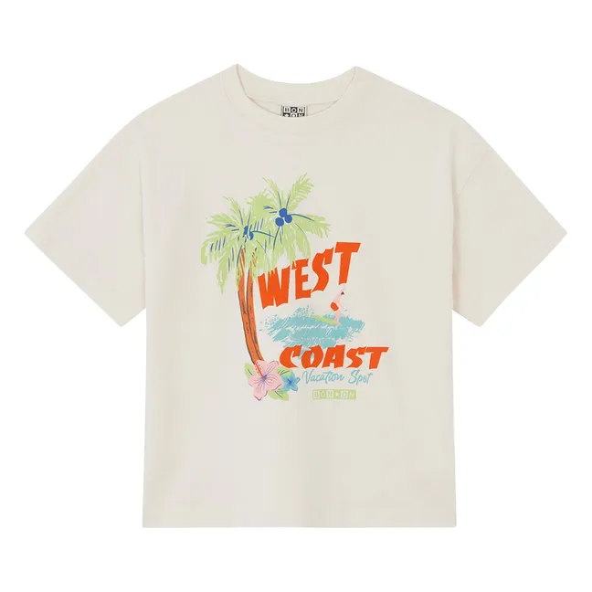 T-Shirt Livo West Coast | Ecru