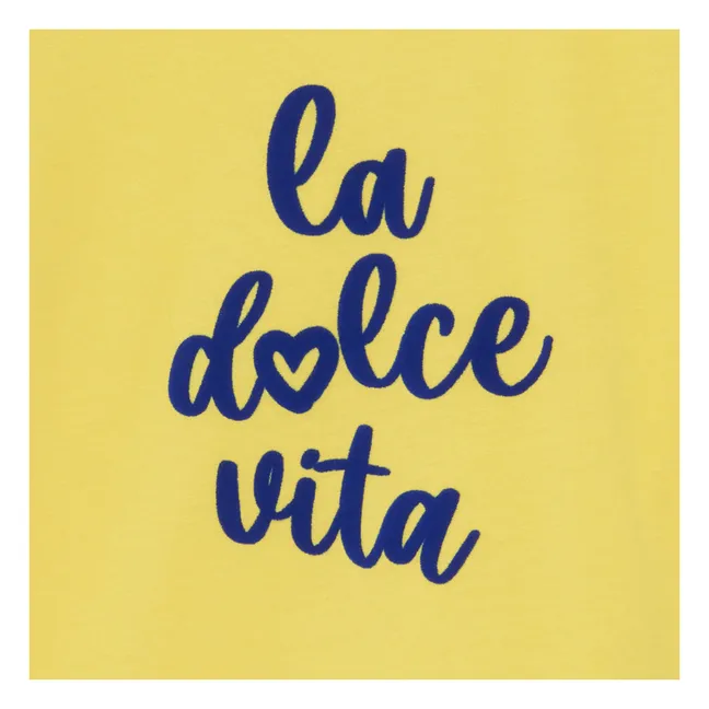 T-Shirt Tubo Dolce Vita | Gelb