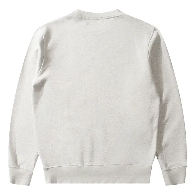 Sudadera Duck Patch de algodón orgánico | Gris Jaspeado