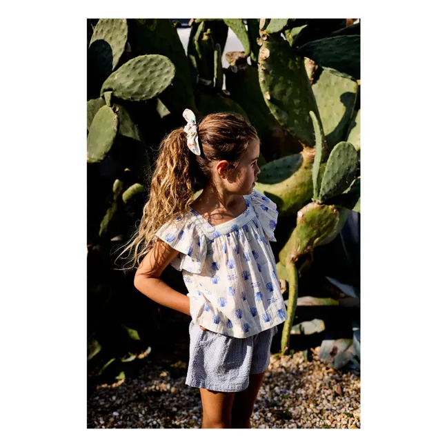 Fedora Shell blouse | Ecru