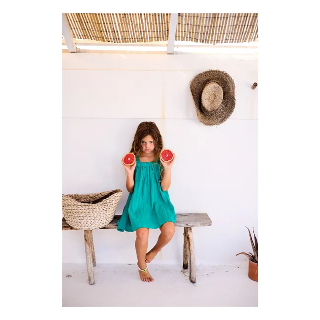 Robe Fanelle | Vert Jade