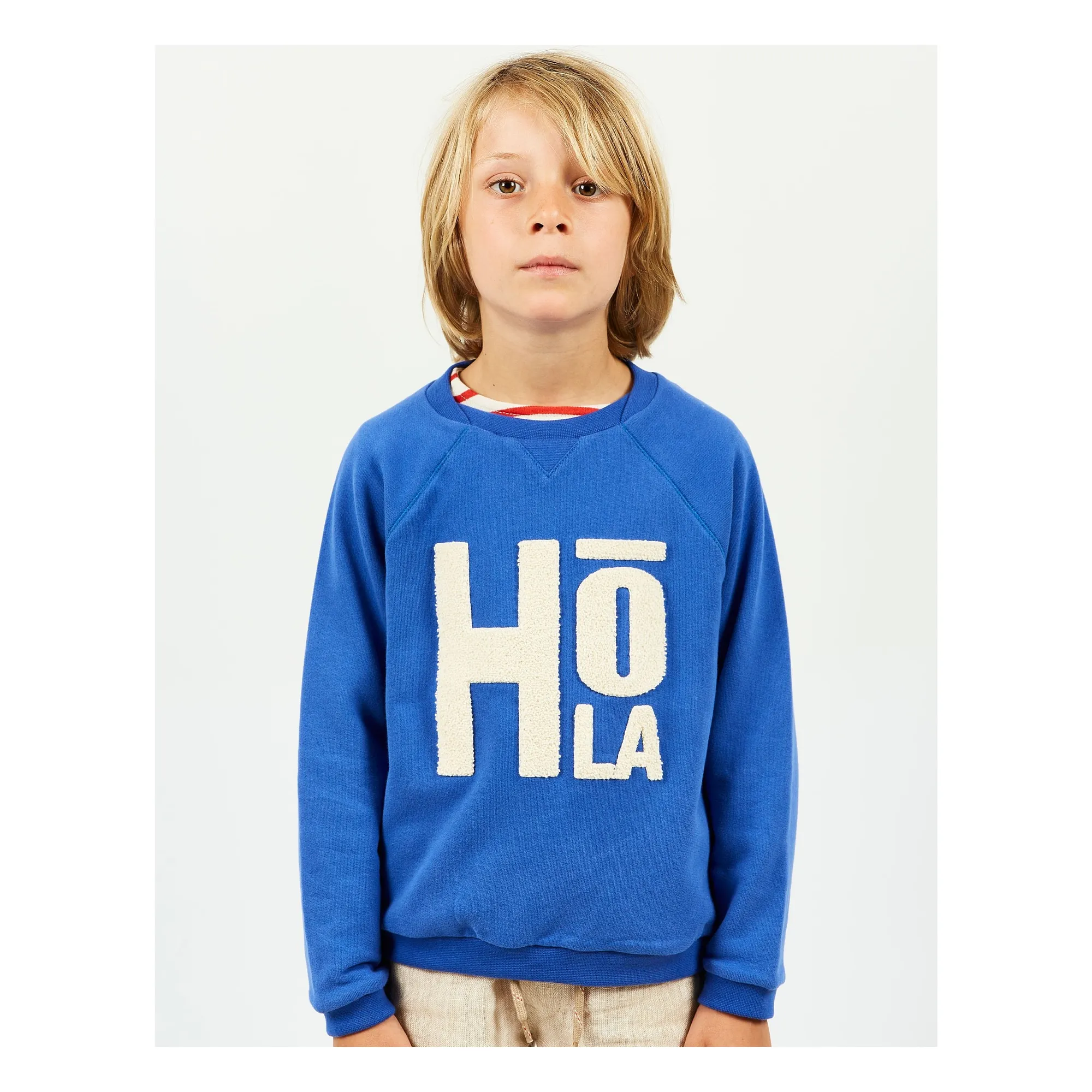 Sweat Firmin Coton Bio | Bleu- Image produit n°0