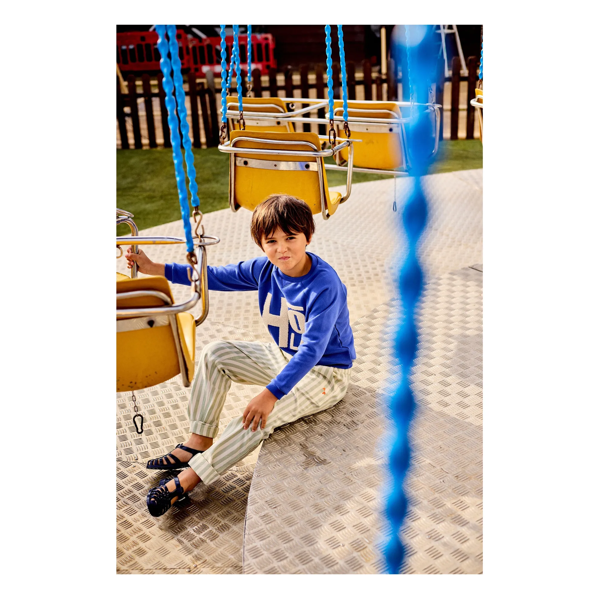 Sweat Firmin Coton Bio | Bleu- Image produit n°1