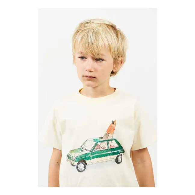 Camiseta Felipe de algodón ecológico | Crudo