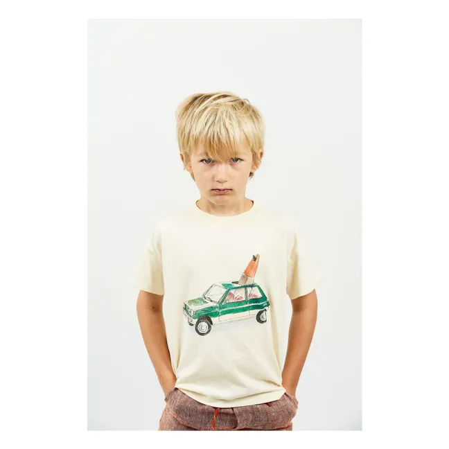 Camiseta Felipe de algodón ecológico | Crudo