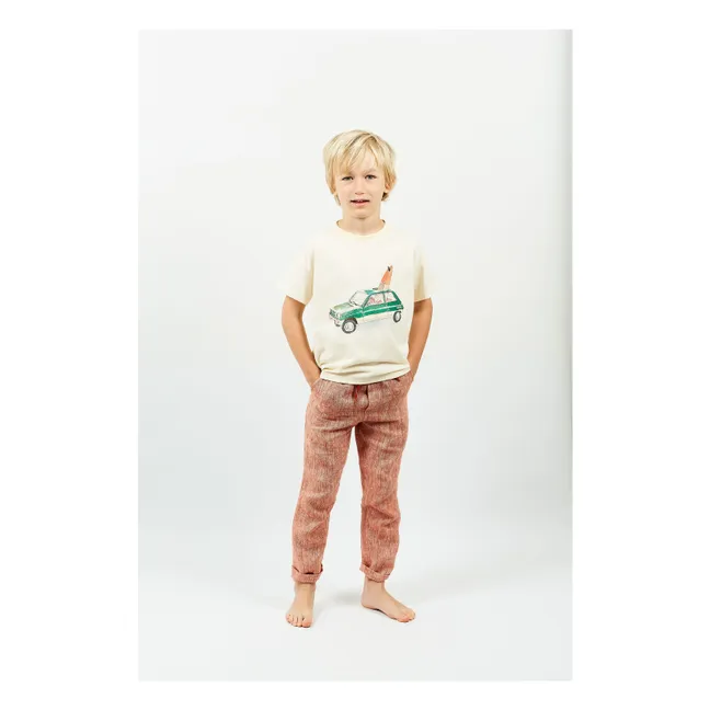 Camiseta Felipe de algodón ecológico | Crudo
