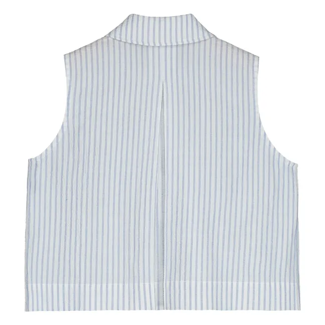 Top a righe  | Azzurro