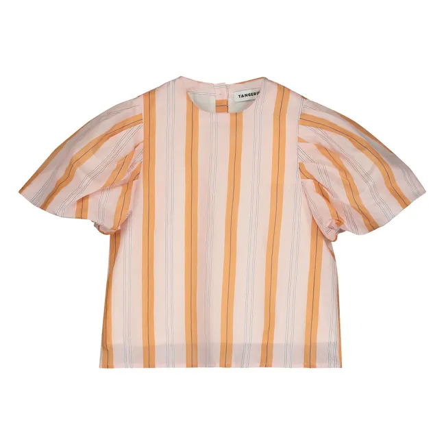 Striped blouse | Powder pink