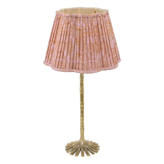 Paralume in cotone stampato Diya | Rosa