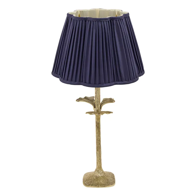 Paralume in seta Diya | Blu notte