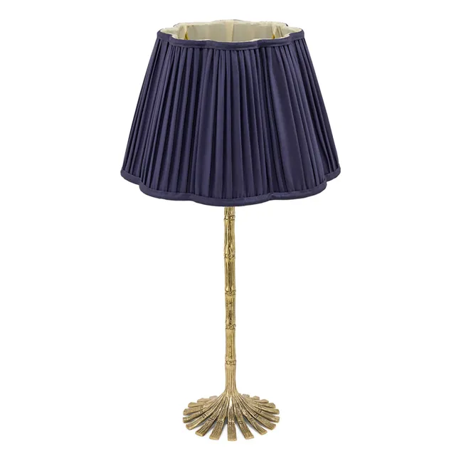 Paralume in seta Diya | Blu notte