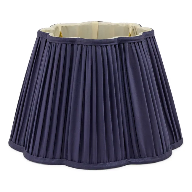Paralume in seta Diya | Blu notte