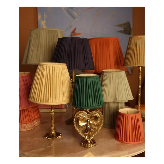 Paralume in seta Diya | Blu notte