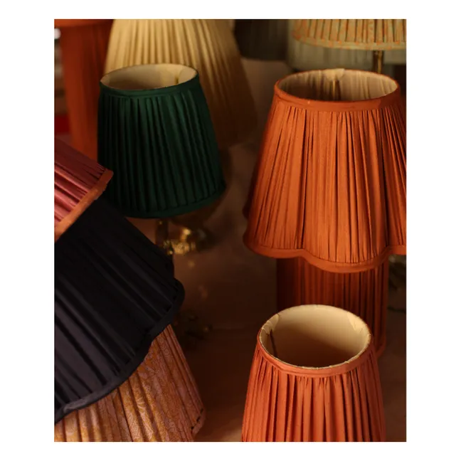 Paralume in seta Diya | Blu notte