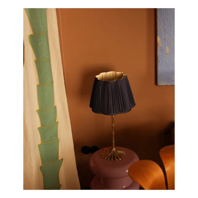 Paralume in seta Diya | Blu notte