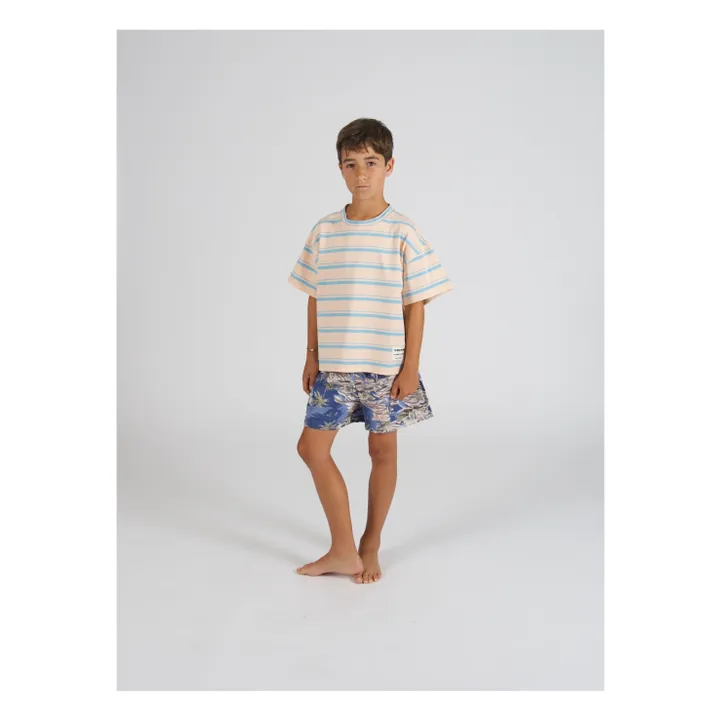 Striped T-shirt  | Beige- Product image n°2