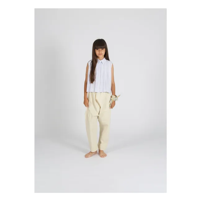 Top a righe  | Azzurro