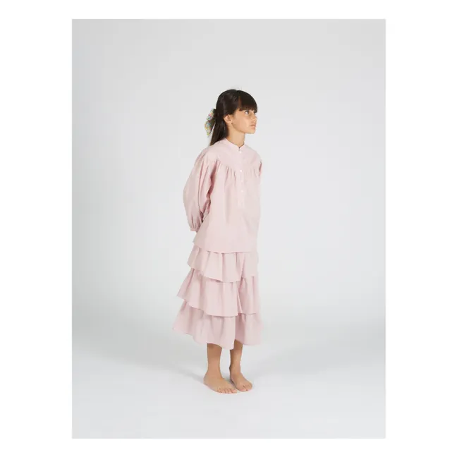 Blusa velo | Rosa empolvado
